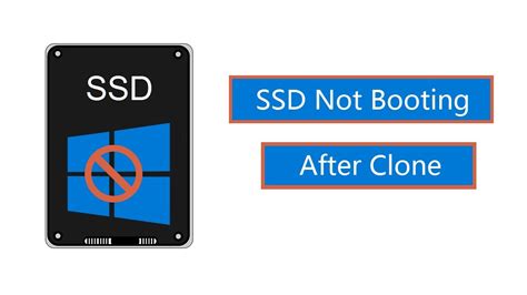 windows 10 ssd clone not booting|make disk bootable after clone.